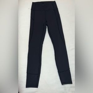 Black, size 4, lululemon leggings!